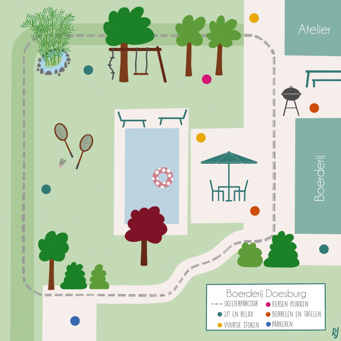 Plattegrond_Vakantieboerderij